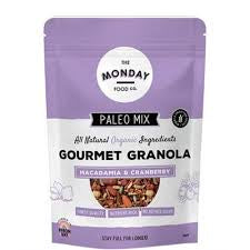 The Monday Food Co. Paleo Granola Macadamia & Cranberry 300g