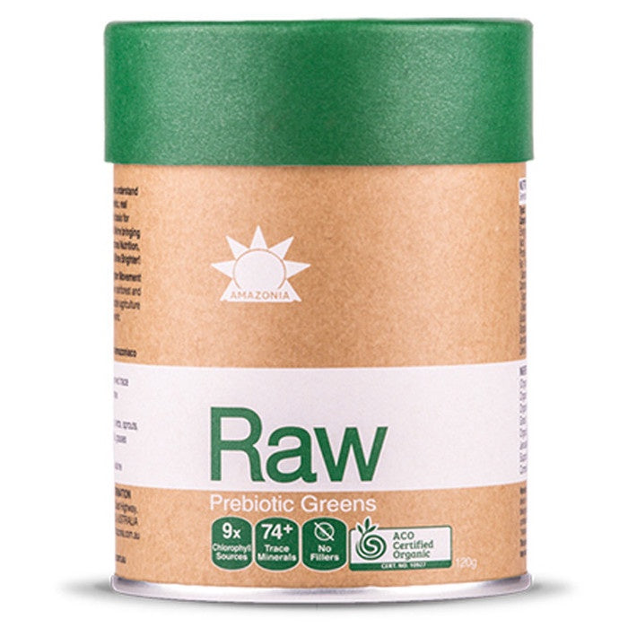 Amazonia Raw Prebiotic Greens 120g