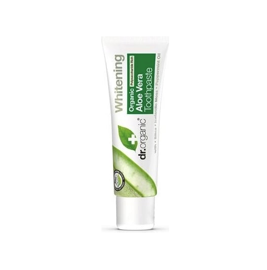 Dr Organic Whitening Toothpaste With Organic Aloe Vera