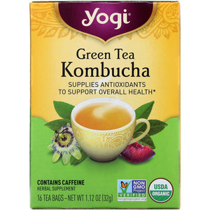 Yogi Tea Green Tea Kombucha 16 tea bags