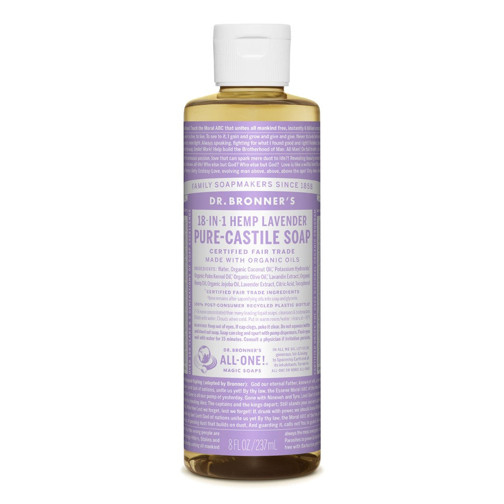 Dr Bronner's Pure Castile Soap Lavender 237ml